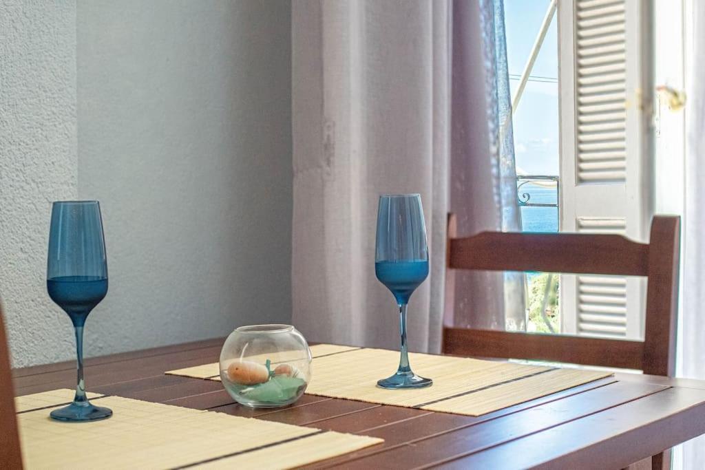 Appartamento Blue Maraci 2 - Sea View, Kitchen, Beach Access Himare Esterno foto