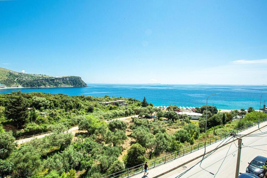 Appartamento Blue Maraci 2 - Sea View, Kitchen, Beach Access Himare Esterno foto