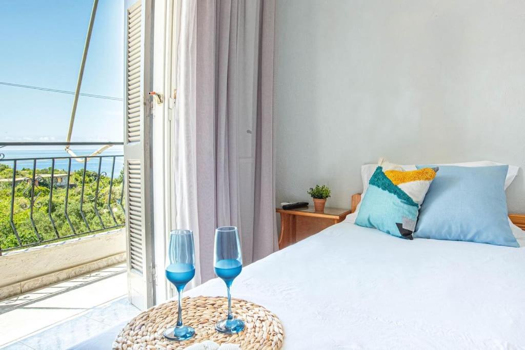 Appartamento Blue Maraci 2 - Sea View, Kitchen, Beach Access Himare Esterno foto